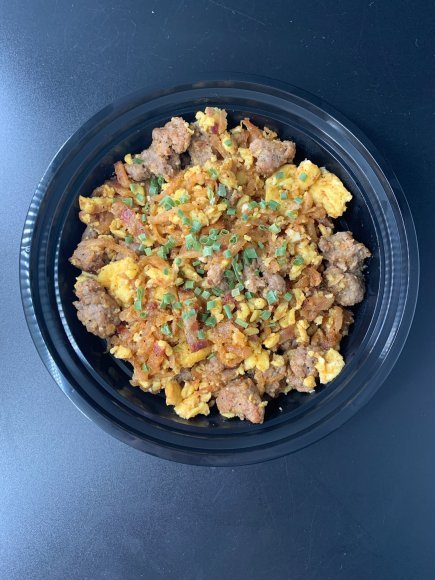 Meat Lovers Breakfast Scramble