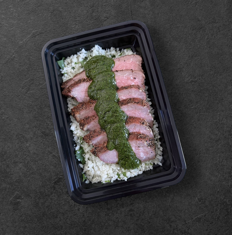 Smoked Tri Tip with Chimichurri